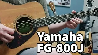 Yamaha FG-800J demo. A great guitar for only 300$. How does it compare to a 4000$ Gibson?