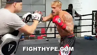 JAKE PAUL LIGHTS UP MITTS WITH KO COMBOS FOR TYSON VS JONES JR CARD; READY TO CROSS UP NATE ROBINSON