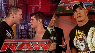 Randy Orton, Cody Rhodes & John Cena Backstage Segments After Great American Bash RAW Jul 23,2007