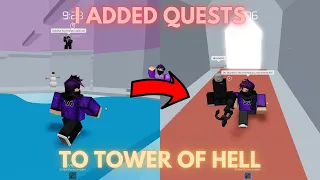 Tower Of Hell - I added QUESTS to ROBLOX...