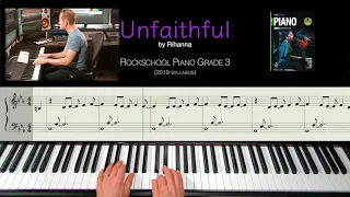 Unfaithful - Rockschool Piano Grade 3 (2019 Syllabus)
