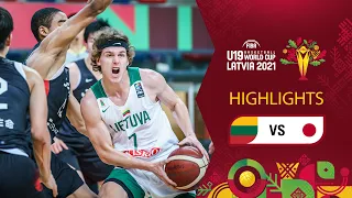 Lithuania - Japan | Full Highlights - FIBA U19 Basketball World Cup 2021