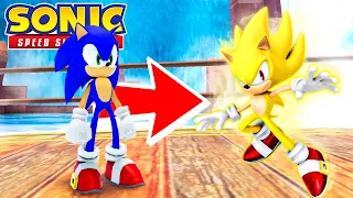 This is How to TRANSFORM into Golden Sonic in Sonic Speed Simulator...