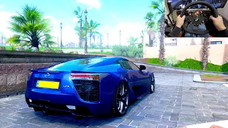 Lexus LFA - Forza Horizon 5 drive[Fanatec Steering Wheel CSL DD] Gameplay