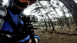 Gimbal test on trail / mountainbike ( Feiyu tech G4 )