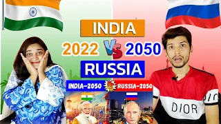 India 2050 vs Russia 2050 - Country Comparison | Russia vs India 2050 Economy Comparison | Pak React