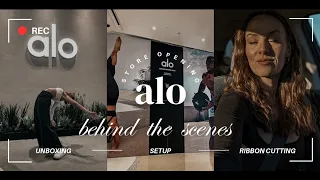 Behind-the-Scenes of ALO's Crystals Mall Store Opening in Las Vegas | Ina Cincinnis