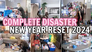 COMPLETE DISASTER CLEAN WITH ME 2024 | DECLUTTER & ORGANIZE | DECLUTTERING & ORGANIZING MOTIVATION