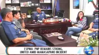 [NewsLife] Espina: PNP remains strong, united amid Mamasapano incident || Feb. 6, 2015