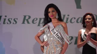 Celinee Santos Frías Miss Rep. Dominicana Universo 2024, Participo  en el  Miss Tierra R.D. 2016
