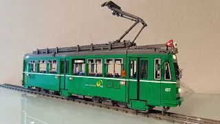 Tram-Modell / Tram model "Be 4/4 457" (LEGO®-Bricks)