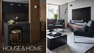 Before & After: Inside A Dark & Moody Downtown Apartment