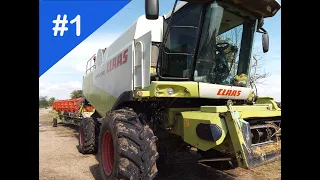 #1  Уборка ячменя 20.06.2019 ,CLAAS LEXION 580