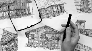 PEN & INK DRAWING | Vernacular Architecture