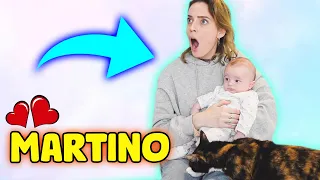 Prendo in braccio un NEONATO per la prima volta! la @SpaceFamily7 a casa nostra!  🥰