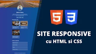 Cum se face un SITE RESPONSIVE cu HTML si CSS | Frontend Development Romana