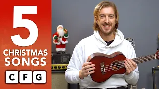 Learn 5 Ukulele Christmas Songs with 3 EASY Chords