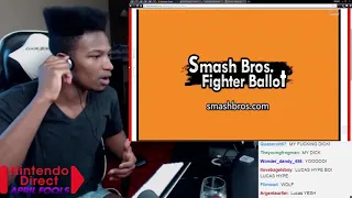 "ETIKA" SMASH BROS  FIGHTER BALLOT FIRST TIME REACTION! EVEN RIDLEY CAN BE IN THE GAME!