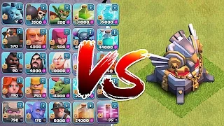 Clash Of Clans - ALL TROOPS IN THE GAME Vs. TH11!! | Noahs Ark Attack! | (Troll Attack vs. TH11)