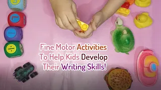 Fine Motor Skills | Kids Learning video to improve writing skill | How to improve writing skills