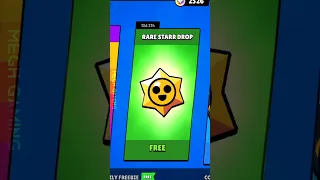 #ShootingStarrDrops X3 Free Rare Starr Drops😤| Brawl Stars #brawlstars #shorts