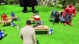 FRANKLIN Ask Question & Answers To Open  Lucky Box With Shinchan In GTA V