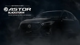 Introducing MG ASTOR BLACKSTORM | #AdvanceToBlack