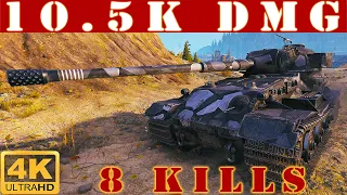 ✔️ Pz.Kpfw. VII WoT ◼️ 10.5K Damage • 8 Kills ◼️ WoT Replays gameplay