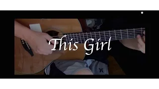 Kungs vs. Cookin' on 3 Burners - This Girl - Fingerstyle Guitar