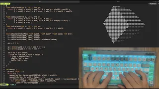 ASMR Programming - Spinning Cube - No Talking