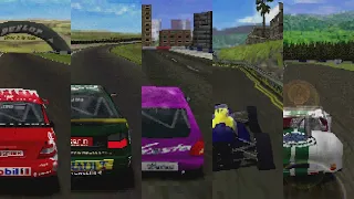 Every track in TOCA 2: Touring Cars (PS1)