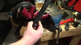 Remove cranks without tool no damage