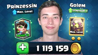 1.000.000 GOLD AUSGEBEN! 💰 | 60.000 Starpunkte und Top 200 der Welt  | Clash Royale deutsch