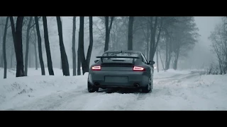 Porsche 911 - оклейка в серый мат пленкой Oracal 970