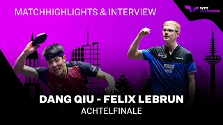 Dang Qiu -Felix Lebrun I WTT Champions 2023 Frankfurt