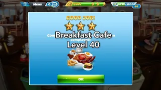 Cooking Fever - Breakfast Cafe Level 40