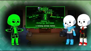 Canon Sans AUS react to Green Sans [Last part of video is lazy b/c me sleepy]