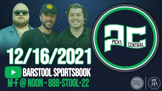 Barstool Sports Picks Central with Brandon Walker || Thursday, December 16, 2021