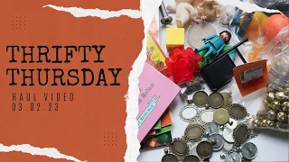 Thrifty Thursday Haul Video | Estate Sale, Thrift Store, Dollar Tree, Hobby Lobby Clearance