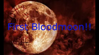 New World 1st Bloodmoon- A Noob In Terraria