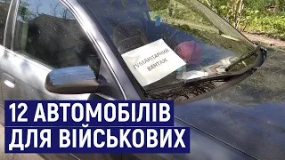 12 автомобілів для військових на лінію фронту передали з Житомира волонтери фонду "Банк добра"