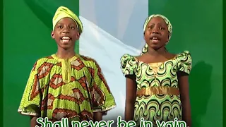 NIGERIAN NATIONAL ANTHEM IN YORUBA | ( SUBTITLED IN ENG)|