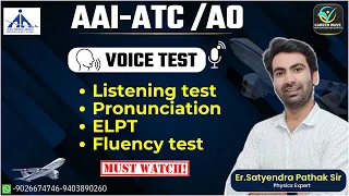 AAI ATC | VOICE TEST | START DOING THESE NOW OR YOU MAY REGRET LATER ||