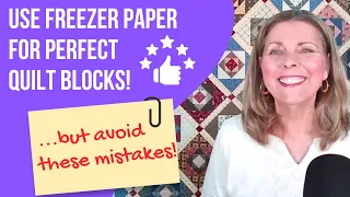 Foundation Piecing with Freezer Paper: FULL Tutorial!