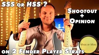 SSS or HSS pickups? Shootout + Opinion (on Fender Player Series Strat)!