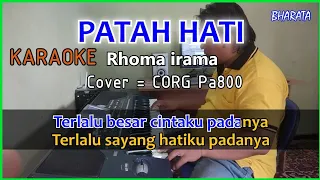 PATAH HATI - Rhoma irama KARAOKE - Cover Pa800