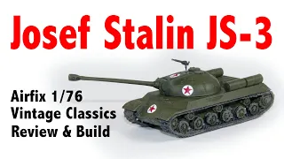 Airfix 2022 Joseph Stalin JS-3 / IS-3 tank Vintage Classics review & build 1/76 scale - HD 1080p