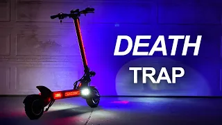 This 50 MPH electric scooter is DANGEROUS // Nanrobot LS7+ Unboxing, Test, Review
