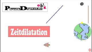 Zeitdilatation - Relativitätstheorie - einfach und anschaulich erklärt