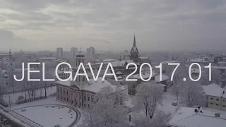 Jelgava from above (January 2017; Mavic Pro)